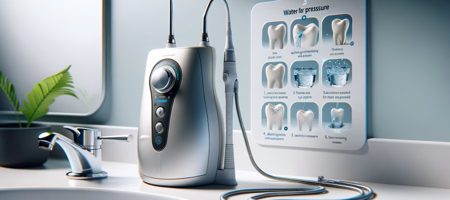 Munddusche richtig einstellen: DIY Tipps fuer optimalen Wasserdruck und Nutzung