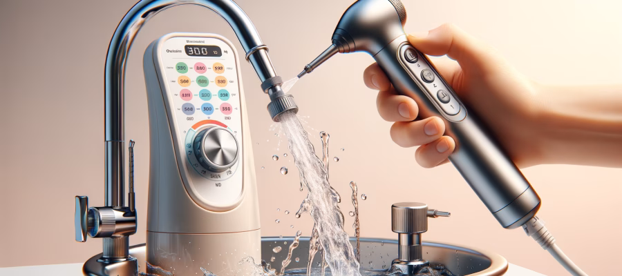 So stellst du den optimalen Wasserdruck deiner Munddusche individuell ein