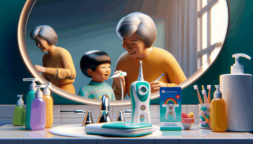 Munddusche fuer Kinder – kindgerechte Anwendung und Sicherheitshinweise