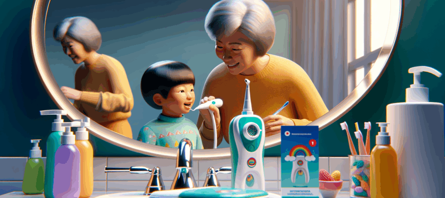 Munddusche fuer Kinder – kindgerechte Anwendung und Sicherheitshinweise