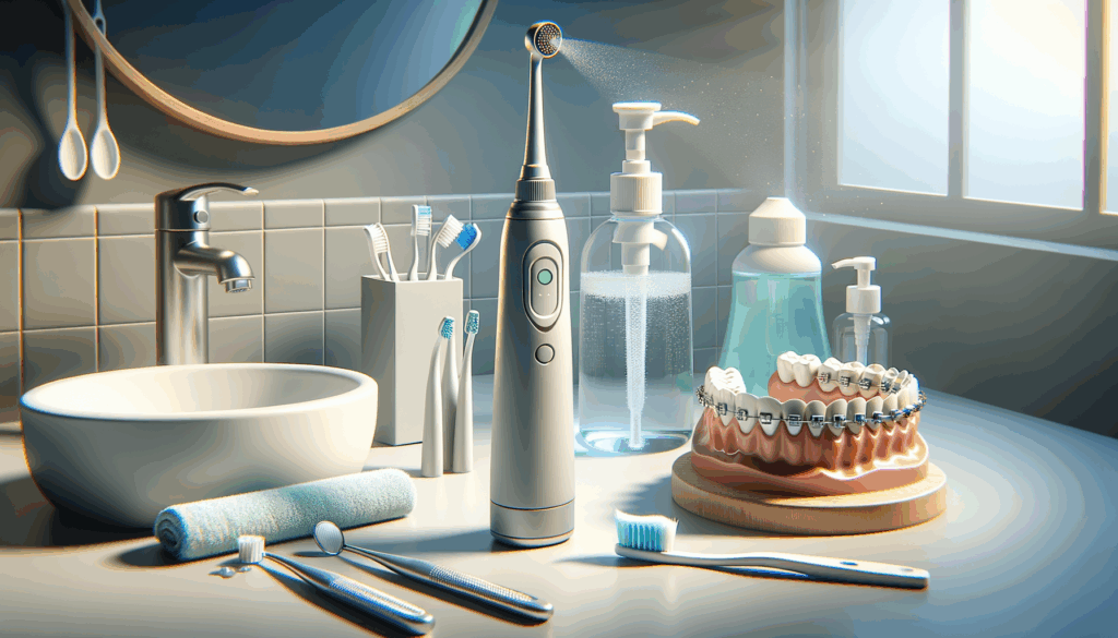 Munddusche richtig bei Zahnspangen verwenden – Reinigungstipps fuer bessere Mundhygiene